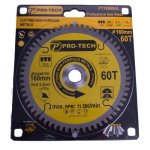 Industrial Saw Blade For Aluminium D 160MM X B 20MM X K 2.2MM - 60T PT16060AL