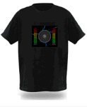 El Panel Tshirts: Sound Activated Light Up Tshirt Speaker