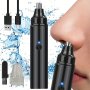 Portable USB Rechargeable Nose Hair Trimmer And Facial Hair Remover - Perfect Gift For Men