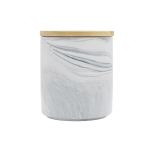 Marble Storage Jar Large White