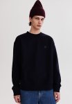 Relaxed Fit Appliqu D Sweatshirt - Navy Blue