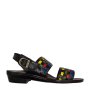 Jerico J262 Mens Sandals Black Multi