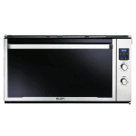 ELBA 90CM Stainless Steel Black Glass Electric Multifunction Oven - 02 ELIO900