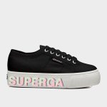 Superga 2790 Platform 3D Lettering _ 180133 _ Black - 7 Black