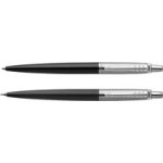 Jotter Ballpoint Pen & Pencil Set - Bond Street Black Chrome Trim