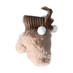 Glove Hanging Polyester 10X13CM Brown