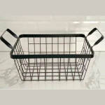 Black Wire Mesh Storage Basket 24.5X34.5CM
