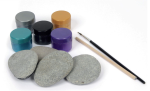 Metallic Rocks Painting Kit Tuck Box