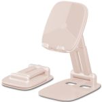 Deerlamn Cell Phone Stand For Desk Height Adjustable Cell Phone Holder Portable Desktop Stand Travel Home Office Desk Accessorie