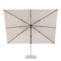 Umbrella Replacement Cover Aluminum Rectangular 280 Cm X 390 Cm Taupe