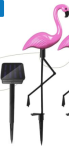 Waterproof Solar Flamingo Garden LED Lights - 3PACK