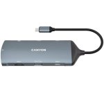 Canyon Hub DS-15 8IN1 4K Usb-c Dark Grey CNS-TDS15