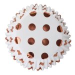 Rose Gold Dots Cupcake Holders Pack Of 30