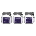 Consol Store-it Jar With Clip Top Lid 750ML - 3 Pack