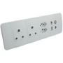 Major Tech Veti - OMNI2W Double Socket 16A Rsa 2 X Rsa V-slim Satelite & Data