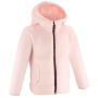 Kids Warm Hiking Fleece Jacket - MH500 Aged 2-6 - Pink