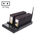 QC100 999 Channel Restaurant Wireless Paging Queuing Calling System With 20 Call Coaster Pagers Eu Plug