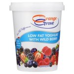 Orange Grove Low Fat Wild Berry Flavoured Fruit Yoghurt 500ML