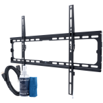 Volkano Steel Series Fixed Tv Wall Mount Bundle For Up To 86" Tvs VK-4033-BK