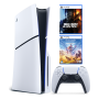 PS5 Slim Disc E + Cod BO7 & Horizon Zero Dawn Remastered Console Bundle