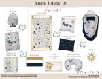 Cot Duvet Bedding Magical Astrology Set
