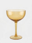 Ribbed Glass Coupe 15CM - None Assorted