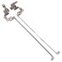 New Laptop Lcd Screen Hinges For Lenovo Ideapad 100-15 100-15IBY P/n: AM1ER000100 AM1ER000200