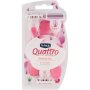 Schick Quattro For Women 4 Blade Disposables 3 Ct +1 Bonus