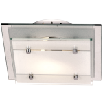Mirror And Frosted Glass With Polished Chrome Clips CF1361 Chrome