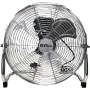 Alva 40cm Floor Fan - High Velocity - Chrome Silver