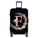 Bhahb Luggage Suitcase Cover Protector Luggage Elastic Washable Baggage Covers Initial Cute Aesthetic For Unisex Women Girls Tra