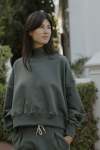 Jordan Funnel Neck Top - Large Stone