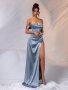 LaCie Lace Contrast Mesh Bodycon Dress With Sleeves Underwire Bra Slit Sexy & Elegant For Valentine's Day Party Date Night