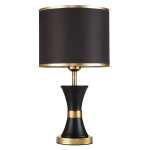 Linda Table Lamp Black And Gold