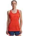 Women's Ua Tech Twist Tank - Dark Orange XXL