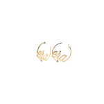 Goldair Gold MINI Era Logo Hoops
