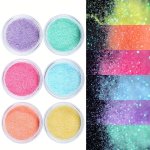 10ML Shiny Fine Sugar Powder Shiny Candy Coat Yellow Blue Pink Epoxy Resin Filled Pigment Diy Christmas Art Jewelry Production