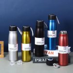 Dual Vacuum Insulated Stainless Steel Water Bottle - Blue