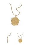 Zodiac Necklace - 9CT Yellow Gold - Pisces