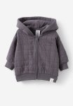 Cotton On Quilted Hooded Zip Through - Rabbit Grey