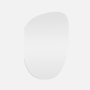 Emerging Creatives Float Frameless Organic Mirror