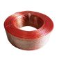 Ripcord Speaker Wire 0.5MM X 2 Clear & Red 100M