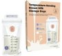 Temperature-sensing Breast Milk Storage Bags - 180ML - 180 Ml White