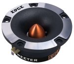 3.8" Pro Audio Bullet Tweeter Aluminium Diaphragm Cast Aluminium Flange Spade Terminal Connections High Sensitivity 80W Rms 16