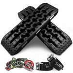 X-bull New Recovery Traction Tracks Tire Ladder For Sand Snow Mud 4WD Black