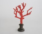 Med. Red Coral On Stand 36X23CM