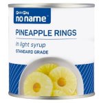 No Name Pineapple Rings In Light Syrup 440G