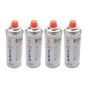 Pack Of 4 - Safy Gas - Butane Canisters 227G