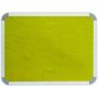 Parrot Notice Board Info Board Aluminium Frame 1000 X 1000MM Yellow