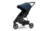 Thule Spring Stroller - Black Frame - Majolica Blue